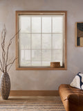 Natural sheer roller blind 100% polyester (British brand)