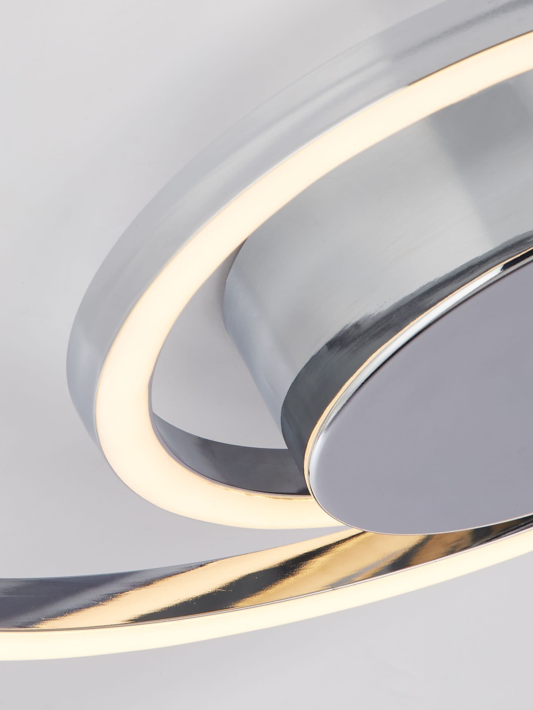 Searchlight chrome LED ceiling light 48.5cm - British product