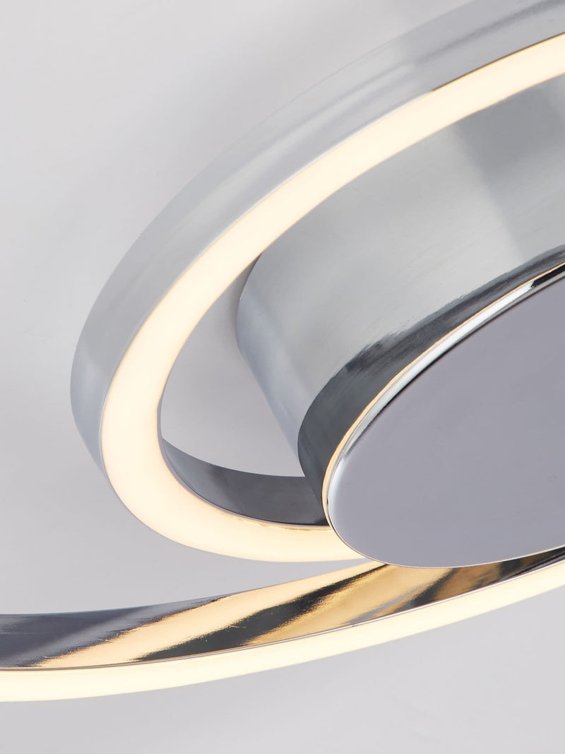 Searchlight chrome LED ceiling light 48.5cm - British product