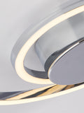 Searchlight chrome LED ceiling light 48.5cm - British product