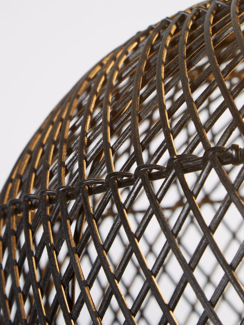 Searchlight black rattan lampshade 52cm, imported from the UK