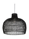 Searchlight black rattan lampshade 52cm, imported from the UK