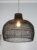 Searchlight black rattan lampshade 52cm, imported from the UK