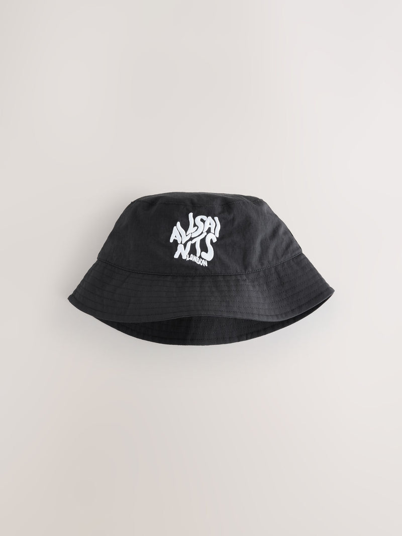 smALLSAINTS bucket hat Black Orlando Logo (British brand)