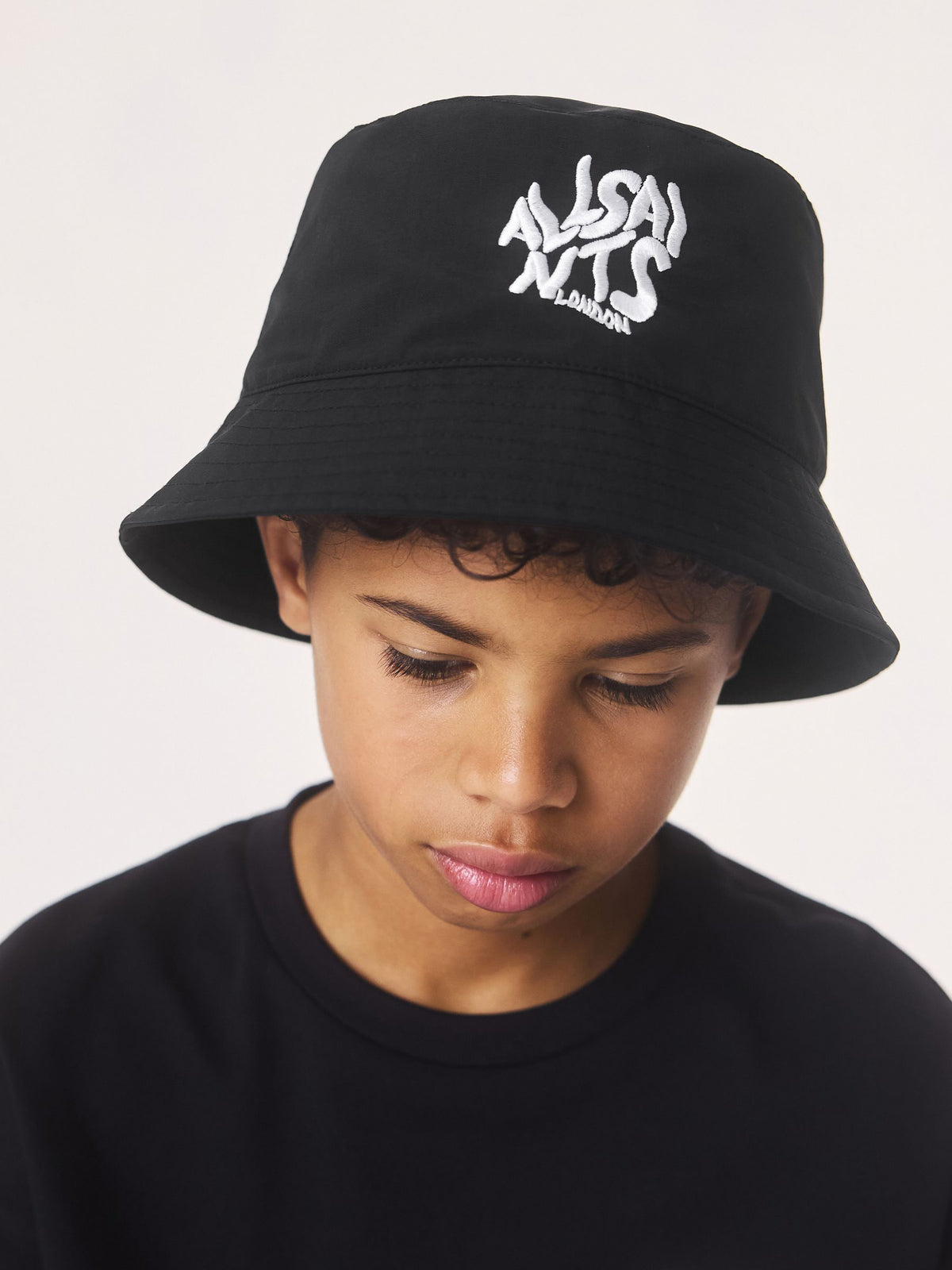 smALLSAINTS bucket hat Black Orlando Logo (British brand)