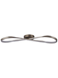 Searchlight Infinity LED ceiling light satin nickel, imported from the UK