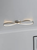 Searchlight Infinity LED ceiling light satin nickel, imported from the UK