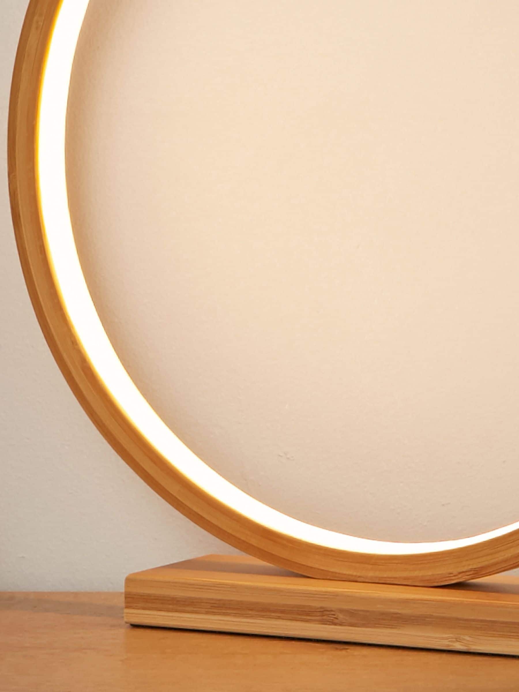 Searchlight Portal table lamp bamboo 32cm (British brand)