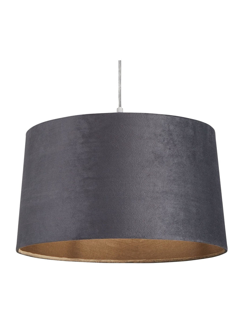 Searchlight charcoal grey pendant shade 40cm, imported from the UK