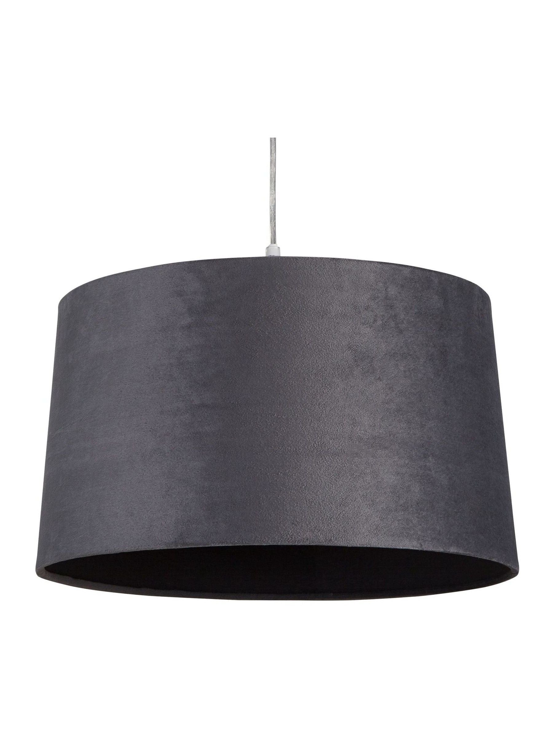 Searchlight charcoal grey pendant shade 40cm, imported from the UK