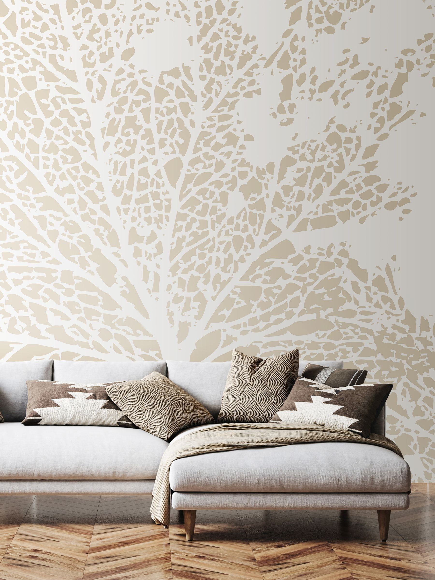 Origin Murals Natural Skeleton Leaf 2.8m x 3.5m Wall Mural