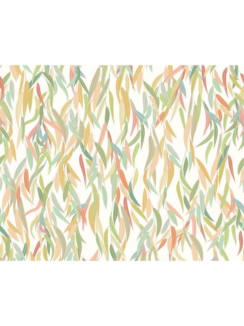 Origin Murals Apple Green Willow Leaves A4 Wallpaper Sample