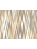 Origin Murals Natural Ikat Zig Zag A4 Wallpaper Sample