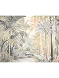 Origin Murals Natural Stone Pretty Palms Print A4 Wallpaper Sample