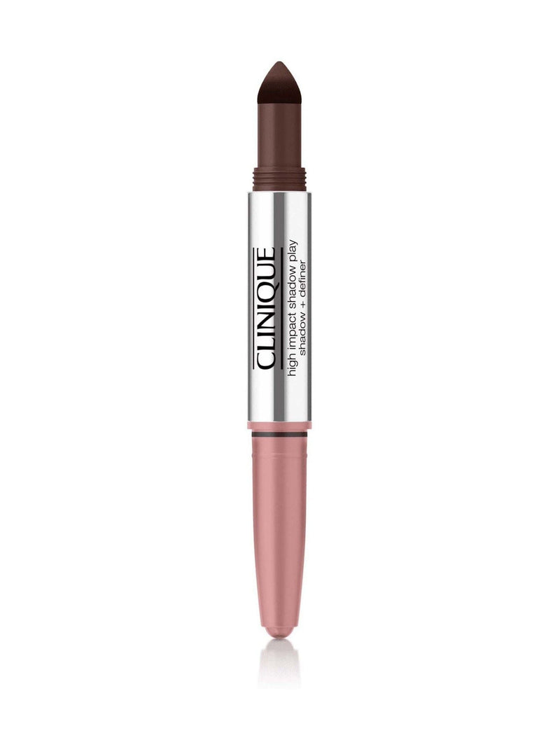 Clinique High Impact Shadow Play Eyeshadow Cafe Au Lait Dual-Ended Eyeshadow Stick