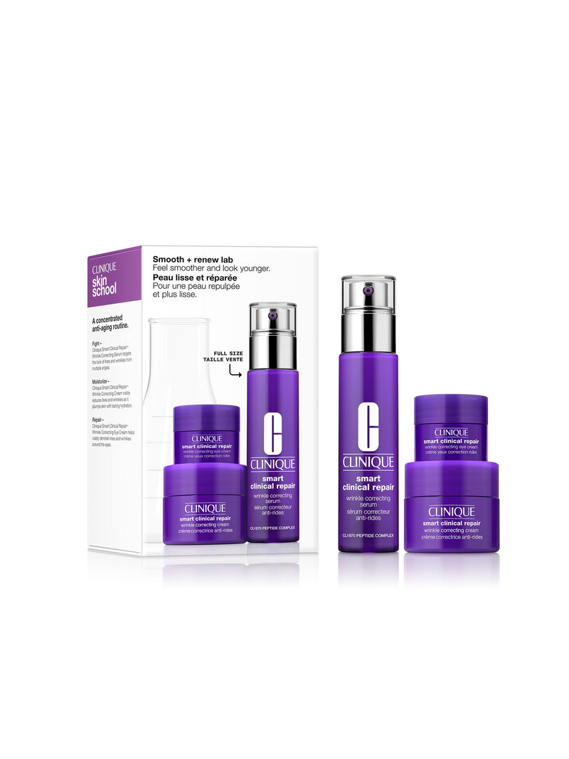 Clinique Smooth Renew Lab An Anti Ageing Routine From The Experts Gift Set (Worth over £100)