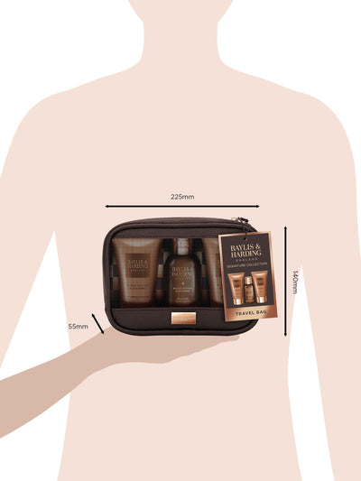 Next Baylis & Harding Black Pepper and Ginseng Men's Travel Wash Bag Gift Set - اشترِ عبر الإنترنت من McGrocer