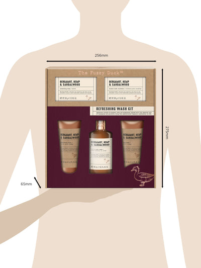 Next Baylis & Harding The Fuzzy Duck Bergamot, Hemp & Sandalwood Mens Refreshing Wash Kit Gift Set - اشترِ عبر الإنترنت من McGrocer