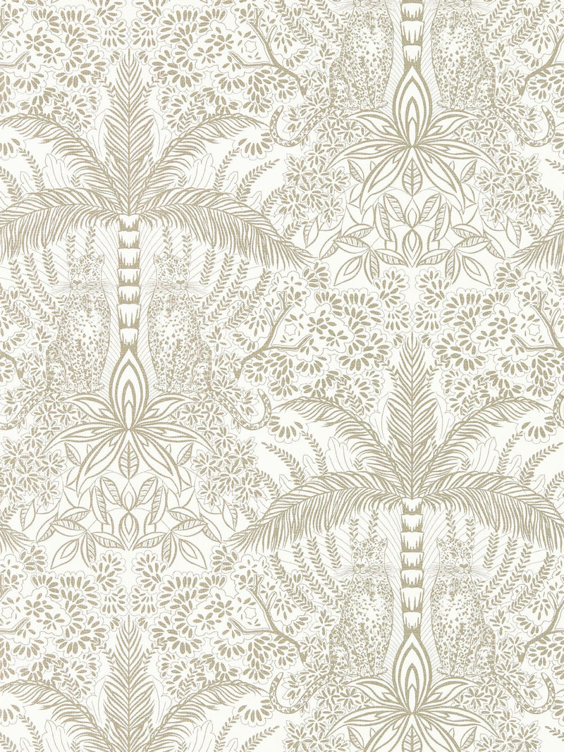 Clarke & Clarke Leopardo metallic wallpaper - British product