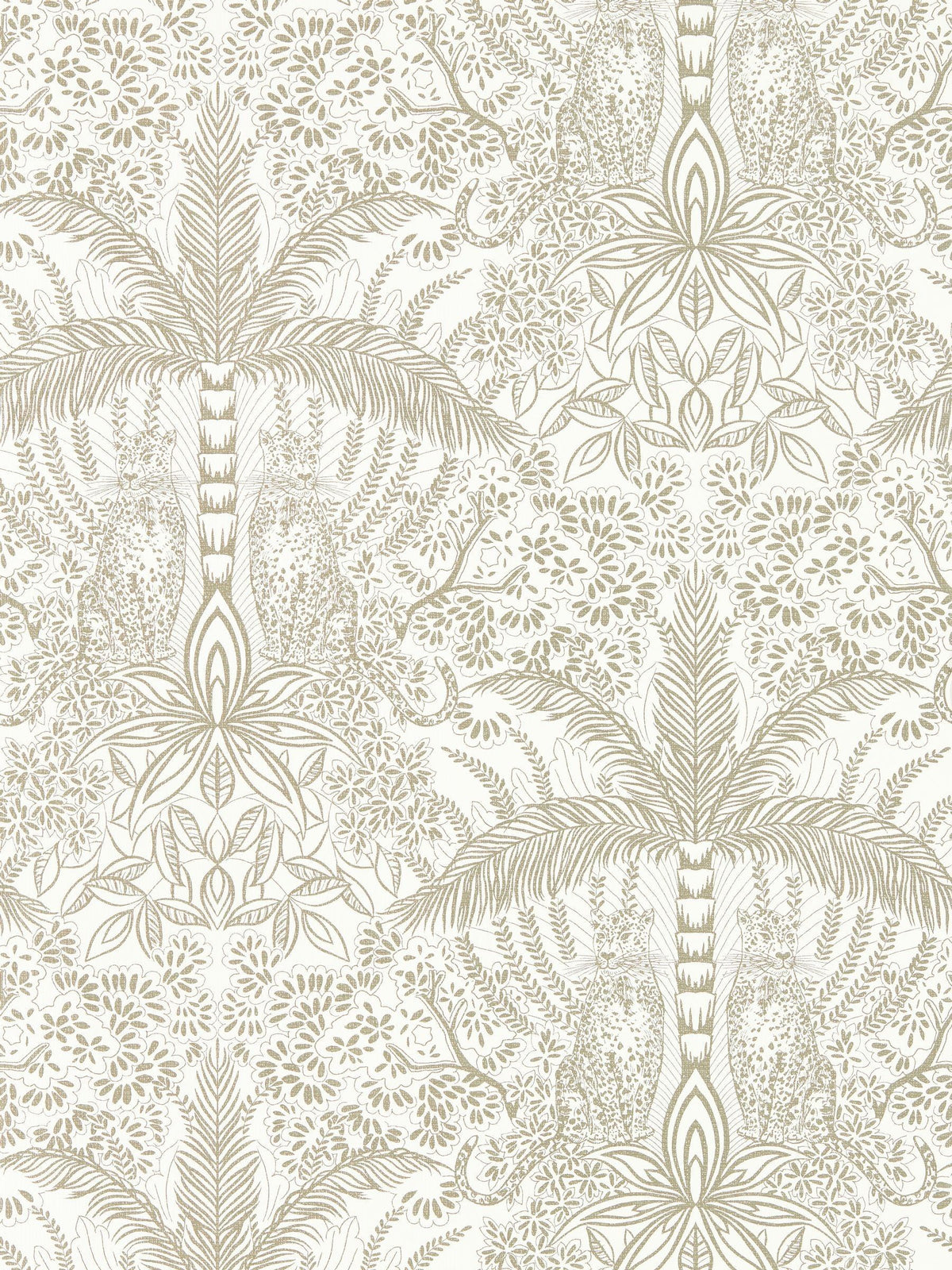 Clarke & Clarke Leopardo metallic wallpaper - British product