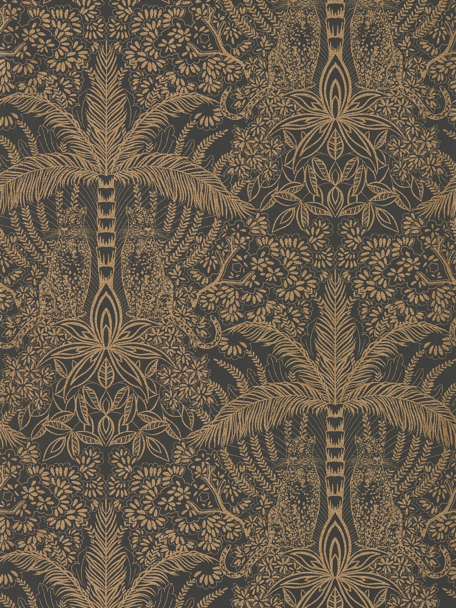 Clarke & Clarke Leopardo Metallic Tapete - Britisches Produkt