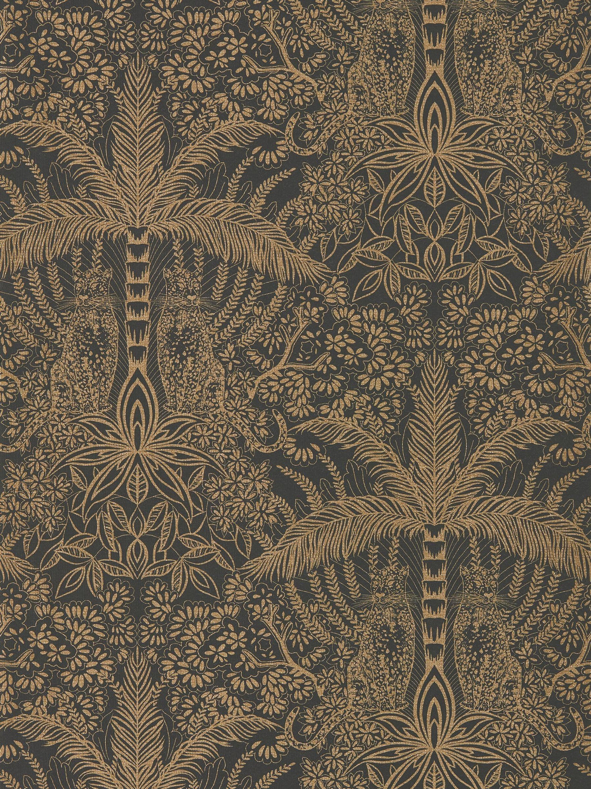 Clarke & Clarke Leopardo Metallic Tapete - Britisches Produkt