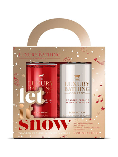 Next The Luxury Bathing Company Toasted Praline and Sweet Vanilla Let it Snow Gift Set- Buy online at McGrocer