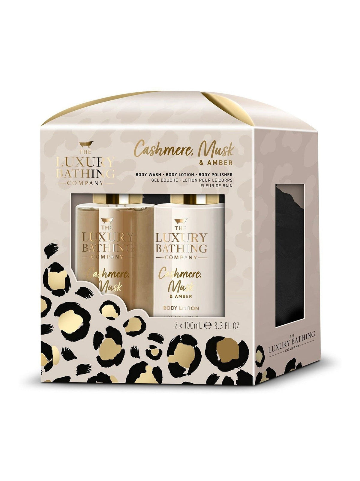The Luxury Bathing Company Cashmere, Amber Musk Glamorous Glow Gift Set