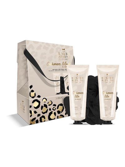 Neste The Luxury Bathing Company Cashmere, Rav og Musk Perfekt Kveld Inn Gavesett- Kjøp online hos McGrocer