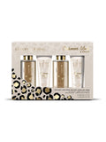 The Luxury Bathing Company Cashmere Amber and Musk Top to Toe Essentials GIft Set