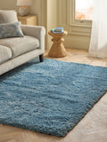 Blue Premium Cosy Twist Rug