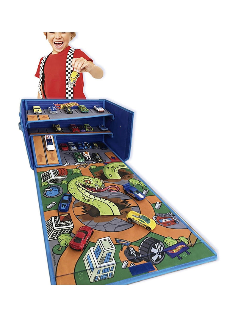 Hot Wheels Flex Cube playmat garage storage 27.5cm, imported from the UK