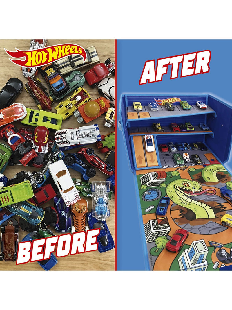 Hot Wheels Flex Cube playmat garage storage 27.5cm, imported from the UK