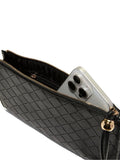Victoria's Secret black faux leather clutch bag, UK version