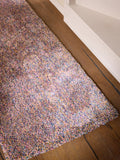 Multicoloured speckle runner rug, UK version