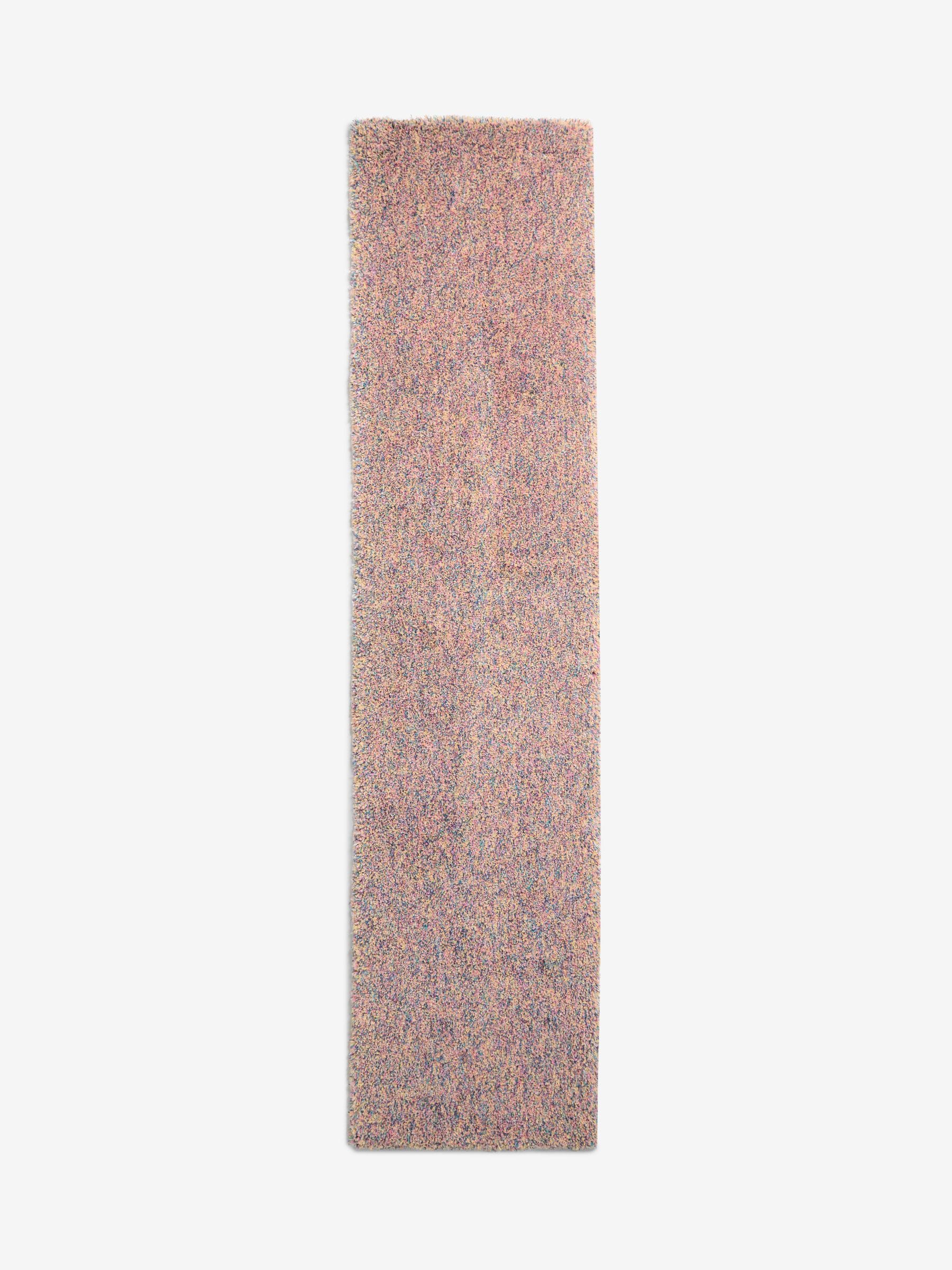 Multicoloured speckle runner rug, UK version