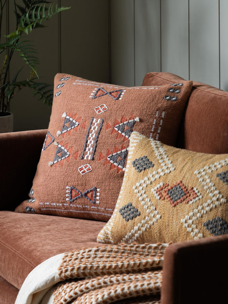 Gallery Home multicolour embellished cushion 50x50cm, UK version