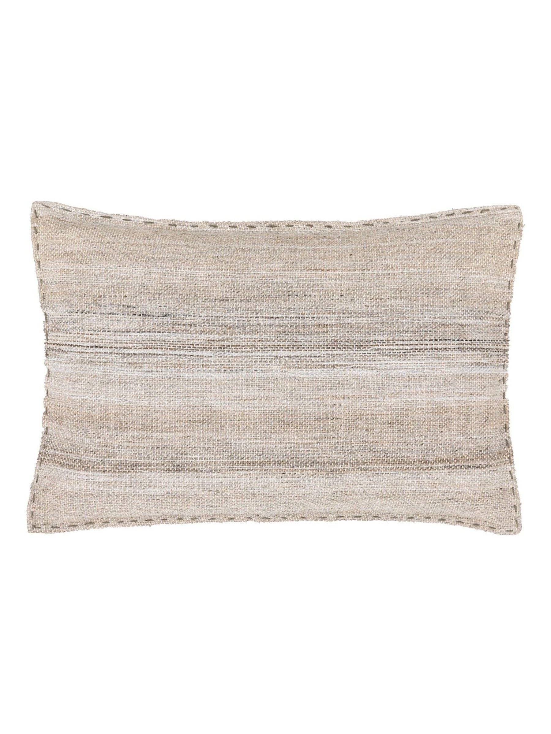 Gallery Home grey stitched cushion 40x60cm (British brand)