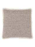 Gallery Home grey textured fringe cushion 50x50cm - British product