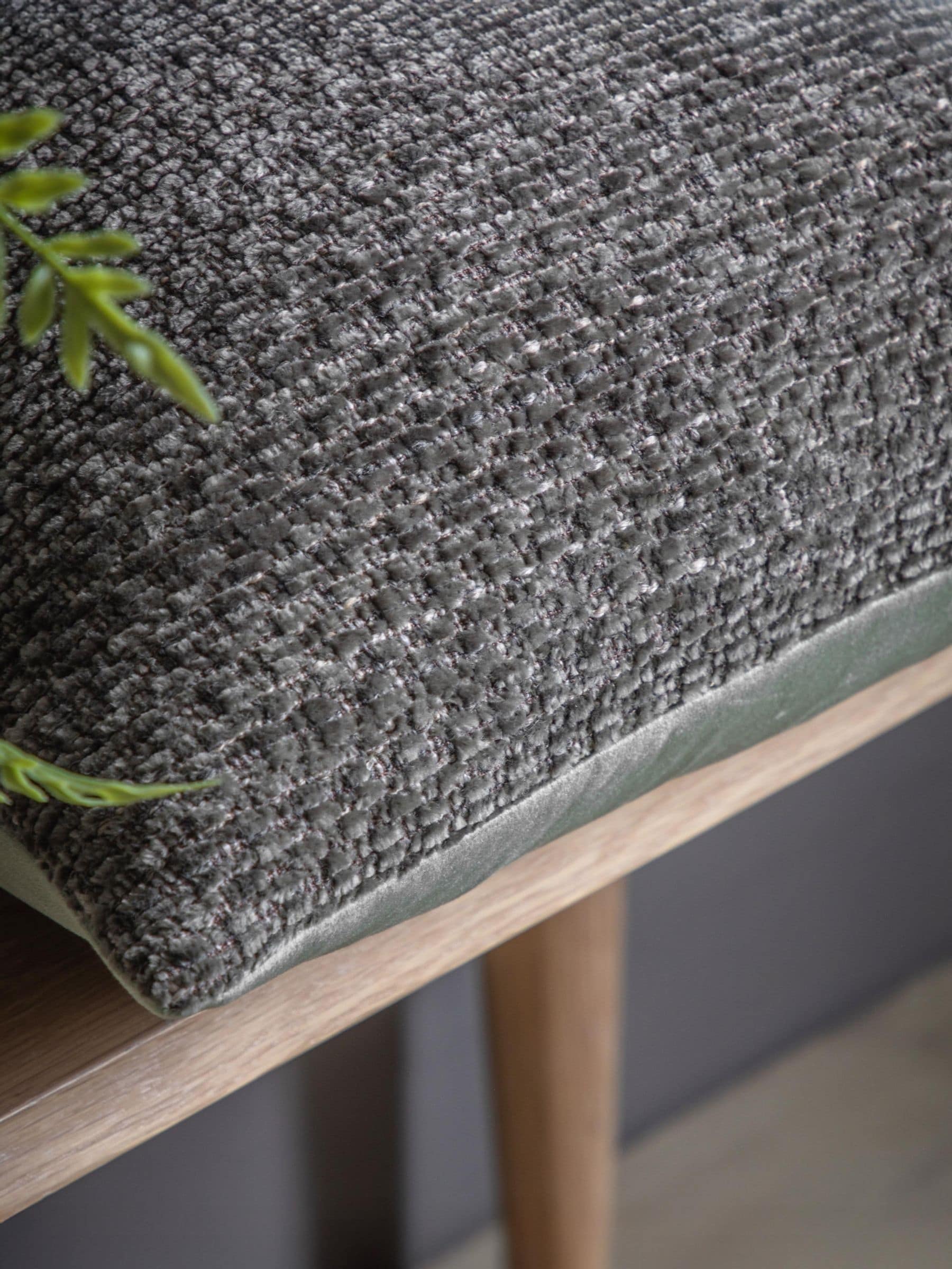 Gallery Home green chenille cushion 55cm, UK version