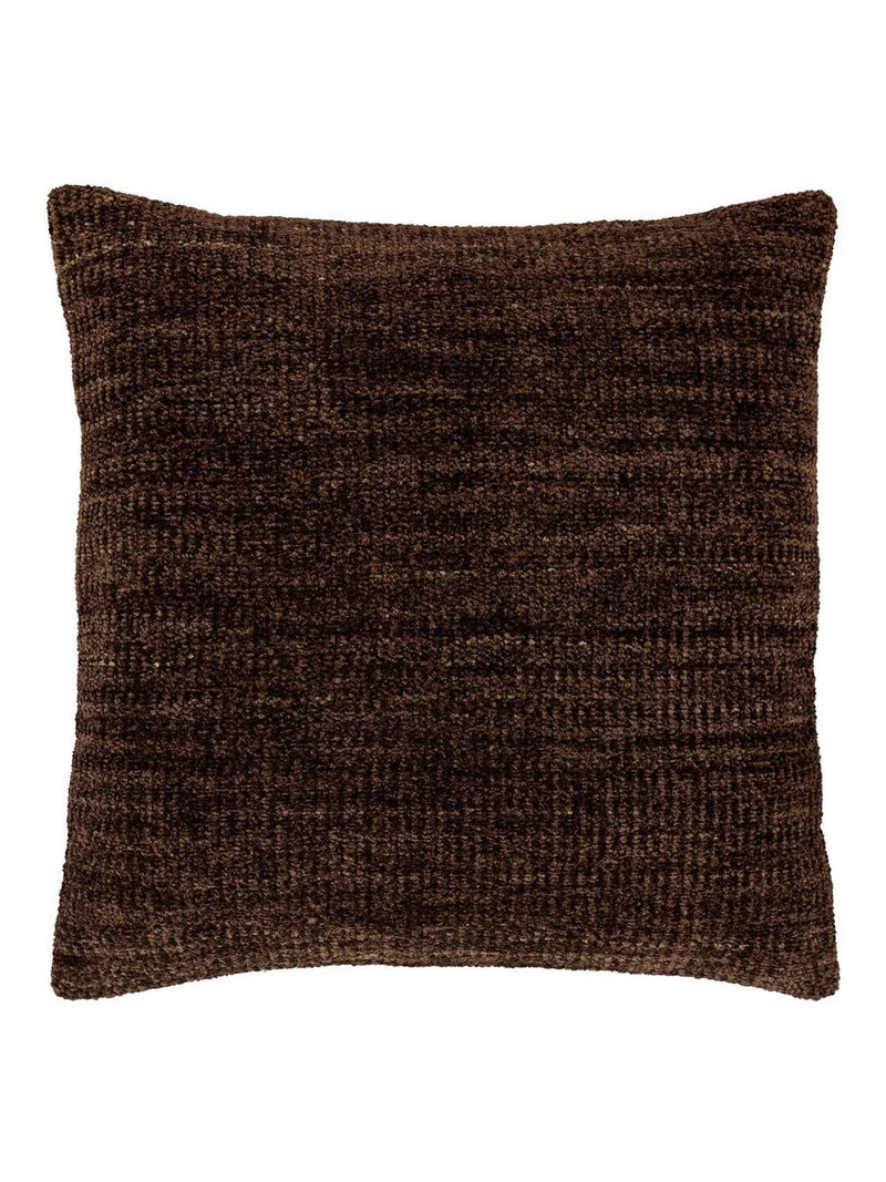 Gallery Home brown chenille cushion 50x50cm (British brand)