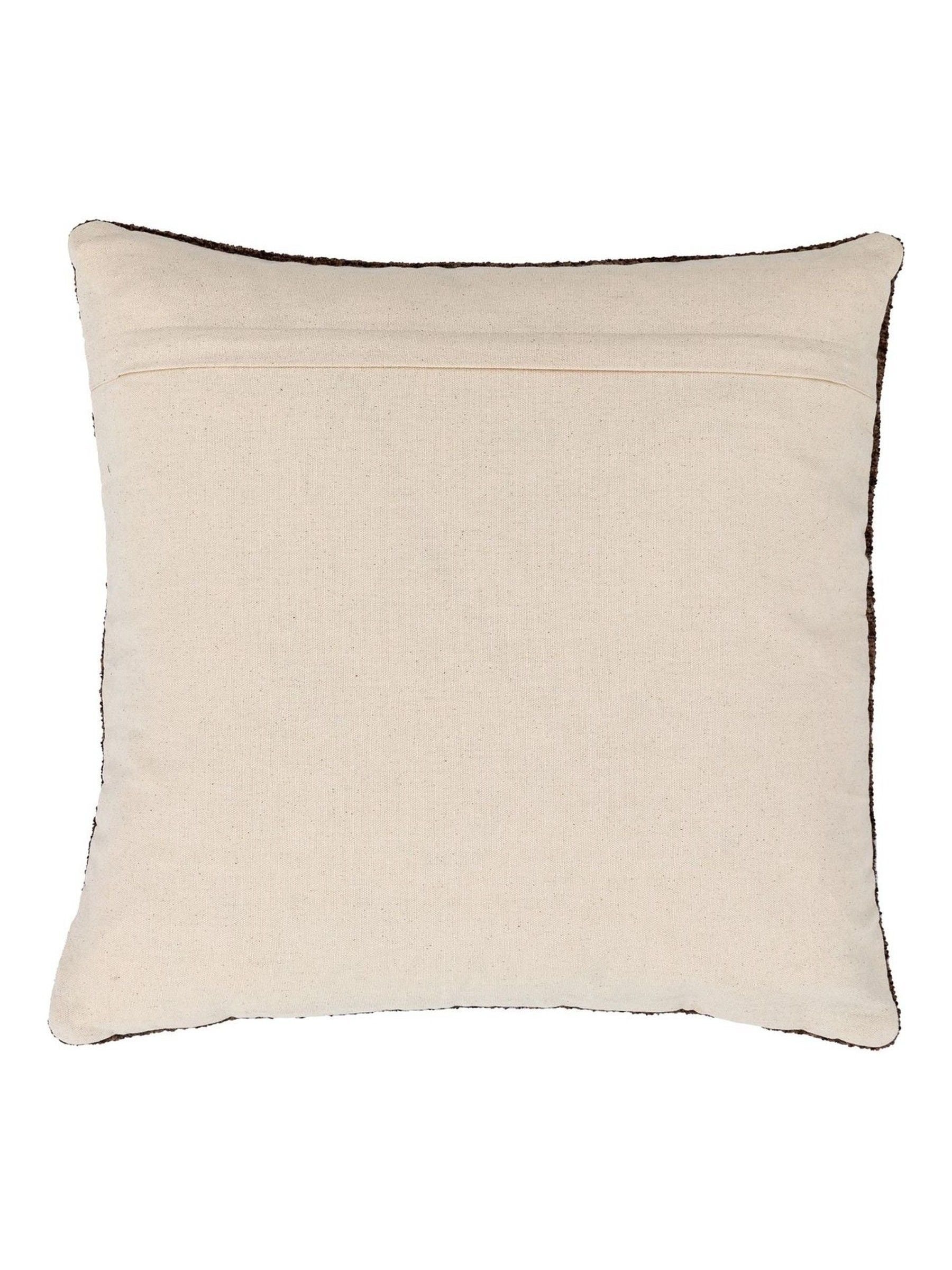 Gallery Home brown chenille cushion 50x50cm (British brand)
