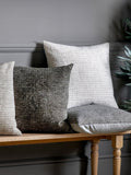 Gallery Home neutral chenille cushion 55cm, imported from the UK