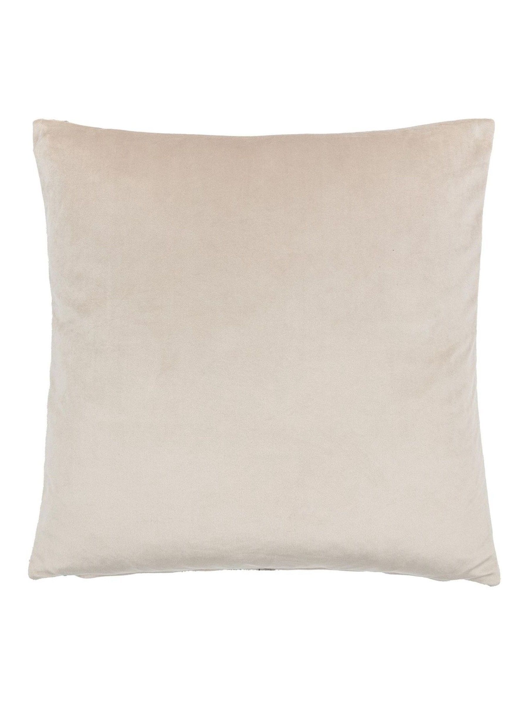 Gallery Home neutral chenille cushion 55cm, imported from the UK