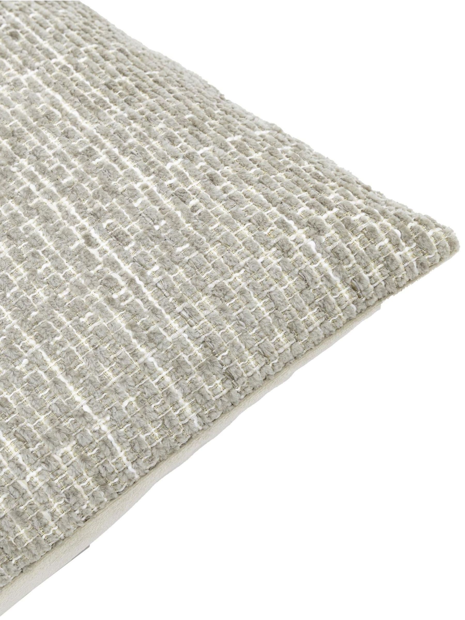 Gallery Home neutral chenille cushion 55cm, imported from the UK