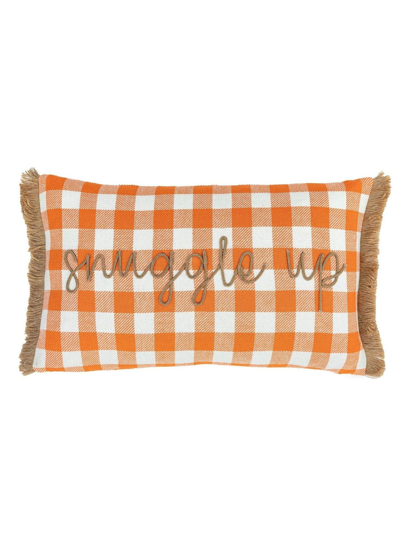 Gallery Home orange embroidered cushion 30x50cm, UK version