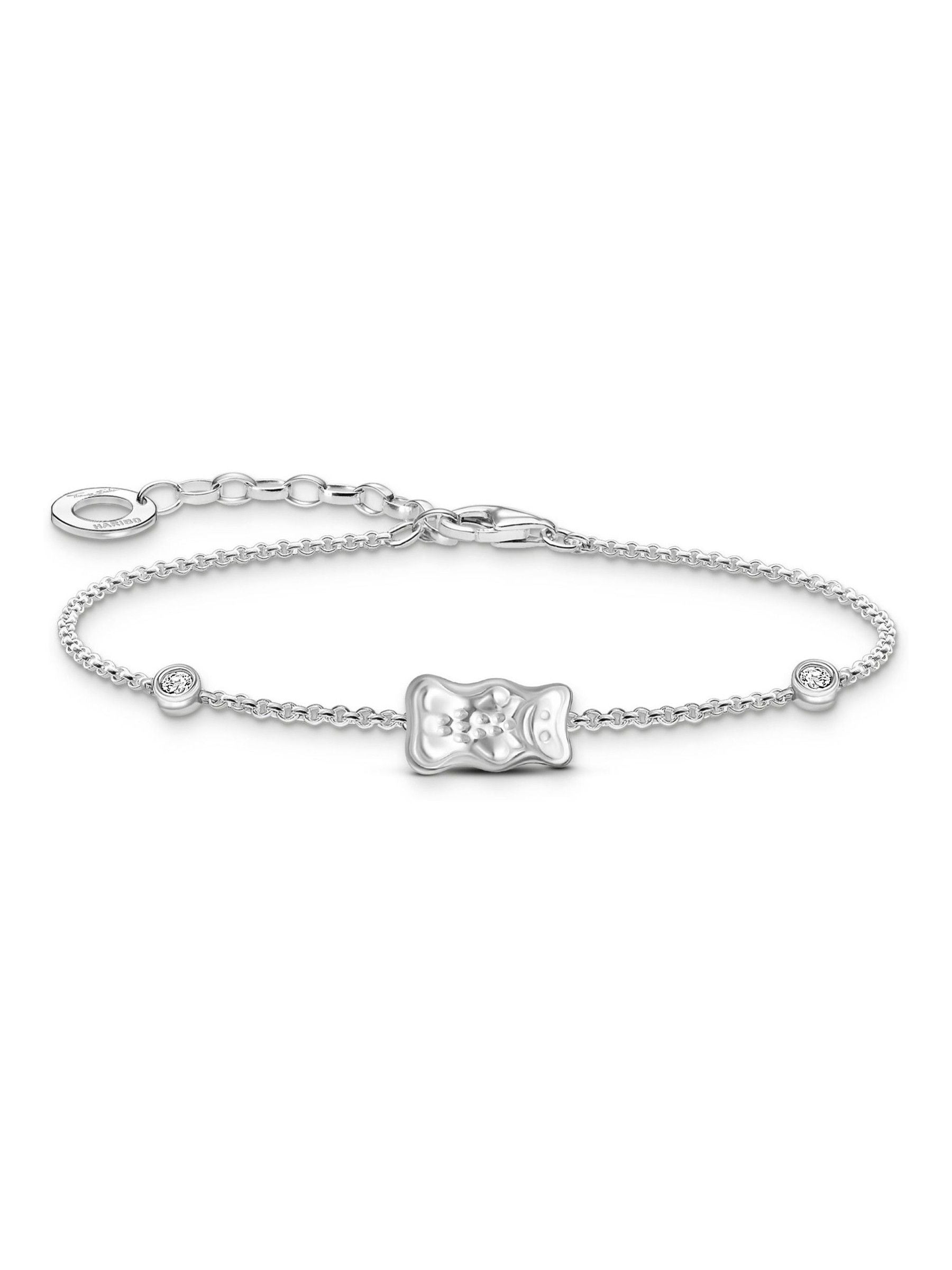 Thomas Sabo x Haribo Silver Tone Goldbears Bracelet adjustable 16-19 cm (British brand)