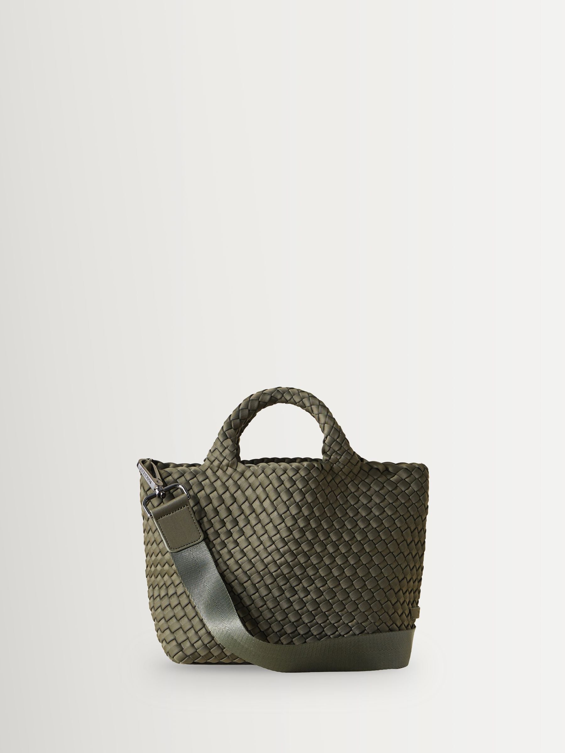 NAGHEDI Green Small ST Barths Tote Bag