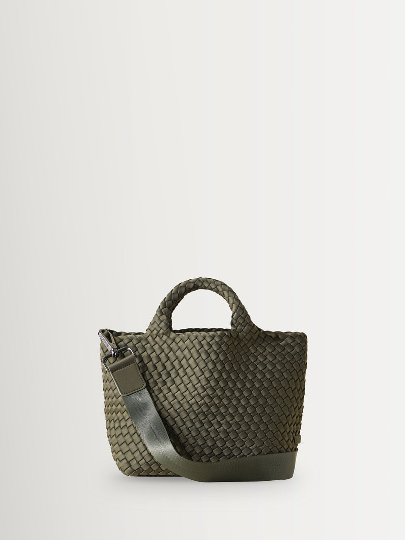 NAGHEDI Green Small ST Barths Tote Bag