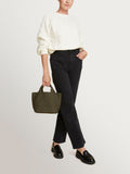 NAGHEDI Green Small ST Barths Tote Bag